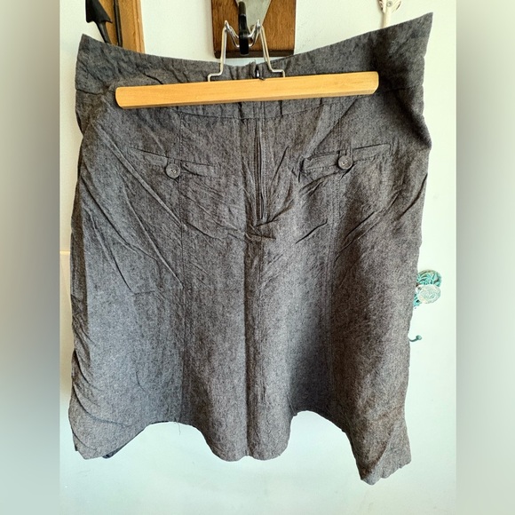 Reitmans Charcoal Textured Skirt - Picture 5 of 6